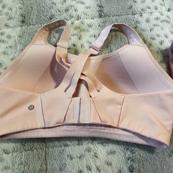 Lululemon Air support Sport Bra Pink Strawberry Milkshake Women’s Size 38B - Picture 9 of 10